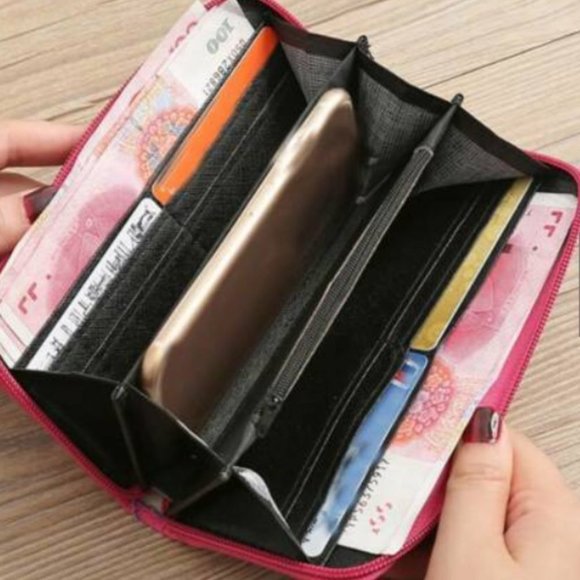 Peacock Wallet Ladies Double sided Embroidery - Picture 6 of 6